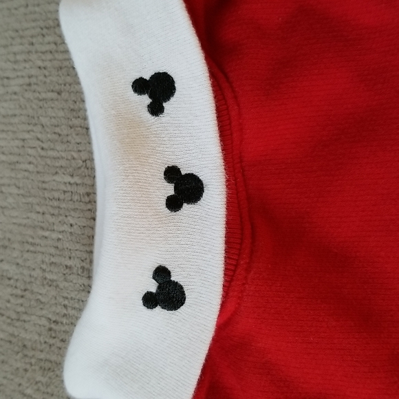 Early 90s Mickey Mouse Terry Sweatshirt, Embroidered Mickey Mouse - Picture 2 of 6